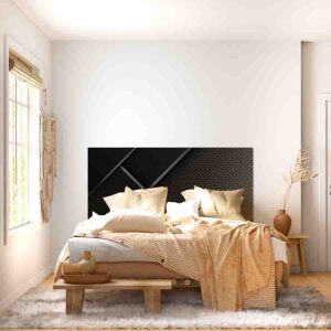 Cabeceras de cama de madera Negros Mod.5