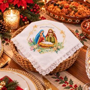 Servilletas navideñas de tela Mod. 5