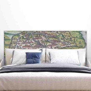 Cabecera madera De Mapas Mod.6