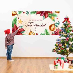 Feliz navidad letrero grande Mod. 6H