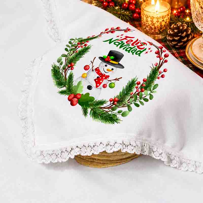 Servilletas para navidad de tela Mod. 7