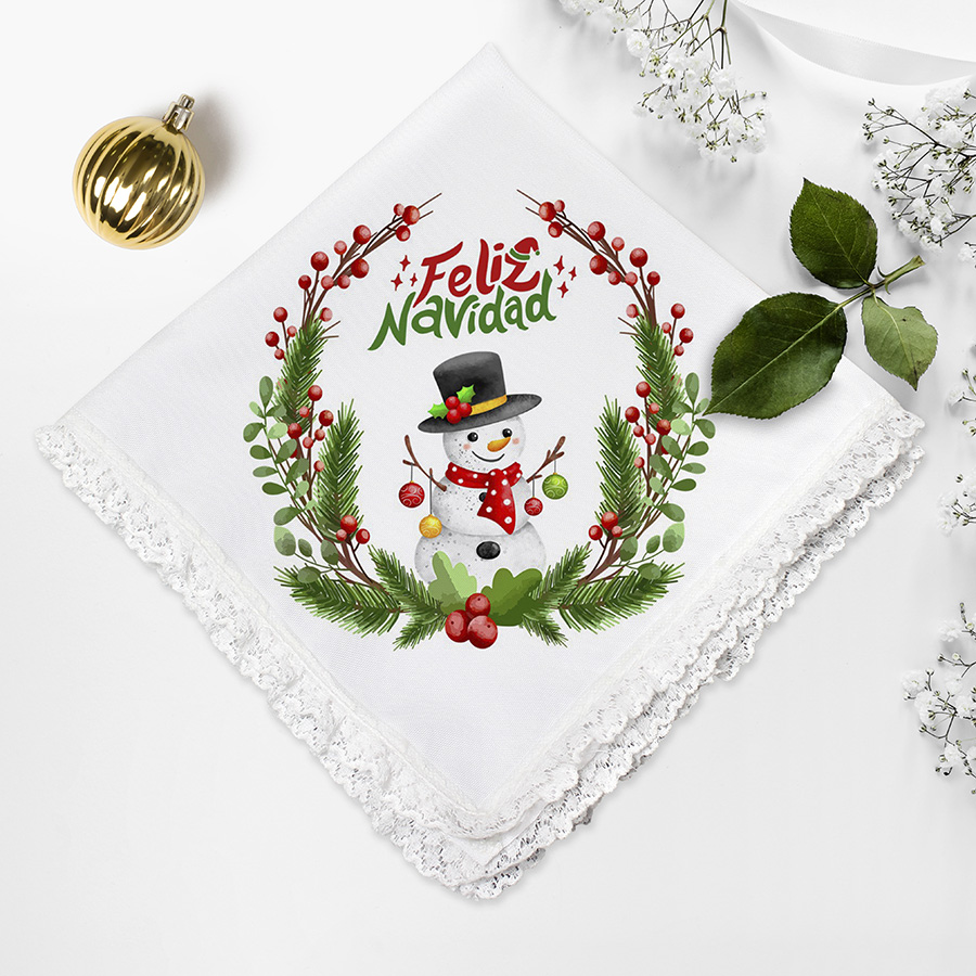 Servilletas para navidad de tela Mod. 7 - Imagen 2