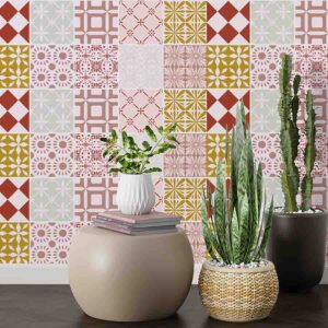 Adherible para cocina 10 cuadros Atenea