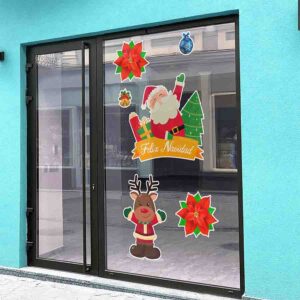 Plantillas Vinil Navidad Santa Reno Posadas Mod.1