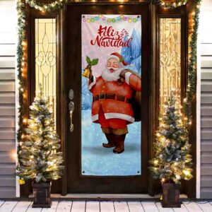 Decoración De Puertas Navideñas Con Renos Mod.1