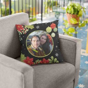 Cojines Decorativos Navideños Con Tus Fotos Navidad Oferta Mod.3