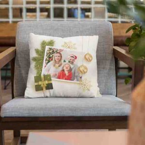 Cojines Decorativos Navideños Con Tus Fotos Navidad Oferta Mod.5
