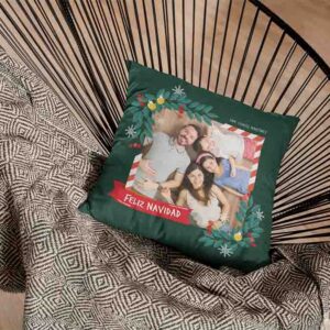 Cojines Decorativos Navideños Con Tus Fotos Navidad Oferta Mod.8