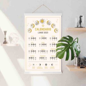 Calendarios creativos grandes Lunar Mod.Ciclos de Luz