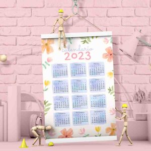 Calendarios bonitos grandes Kawaii MOd.Lindo Jardín