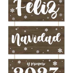 Letrero feliz navidad para colgar Mod.Cafe madera Feliz Navidad