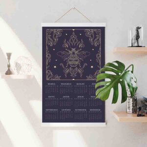 Calendario completo decorativo Nocturna