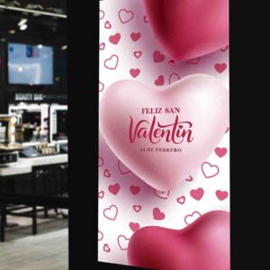 Póster san valentin grande decoración Mod.3A