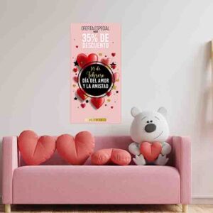Póster san valentin grande decoración Mod.5C