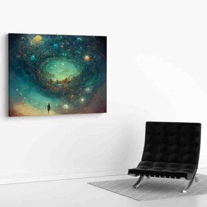 Creativo Cuadro canvas Abstracto espacial