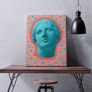 Cuadro bonito Aesthetic giregos escultura rosa