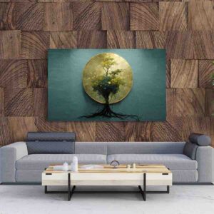 Atractivo Cuadro en canvas Árbol de la vida raíces