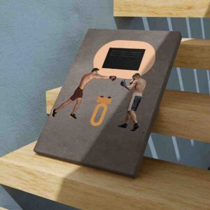 Cuadro decorativo Boxeo vintage combate