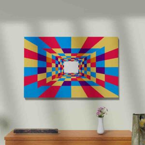 Pintura para cuarto de hombre Circuito colorido