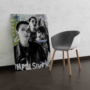 Exclusivo Cuadro para sala Collage chicas punk rock
