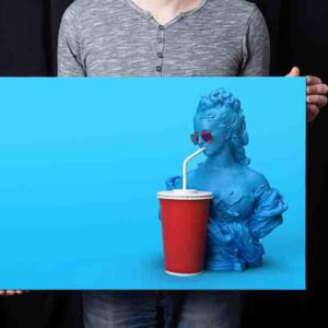 Cuadro para comedor Escultura pop aesthetic soda
