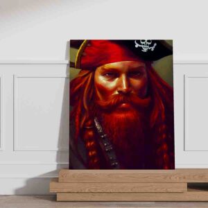 Genial Pintura de cuartos Pirata barba roja
