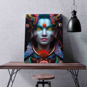 Artístico cuadro para comedor minimalista Psiconauta