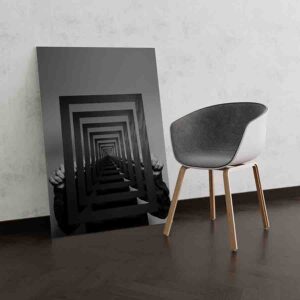 Pintura minimalista Tunel infinito (conciencia