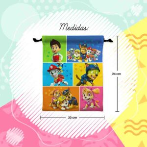 Morralito dulcero para ni?os de Paw patrol