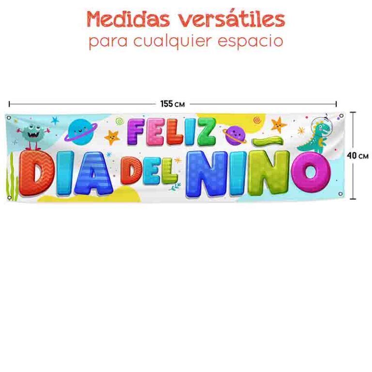 Decoraci?n D?a Del Ni?o Letrero En Lona | SuperCreativa