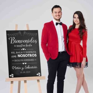 Letrero nuestra boda mdf personalizado Mod.13