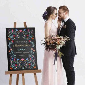 Letreros de novios vintage Mod.16