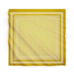 Fina y elegante mascada para cuello mod Pinna Gold