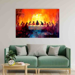 Ultima cena pintura estilo Sacrificio Redentor