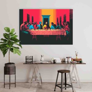 Ultima cena moderna pintura vanguardista Ultima Cena estilo Warhol