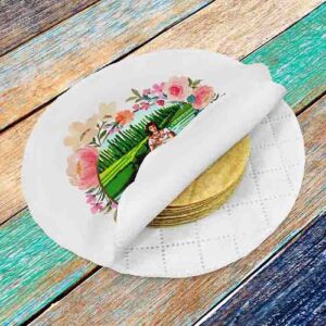 Tortillero de tela con cartas de lotería