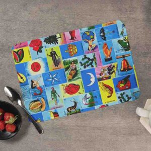 Manteles individuales para mesa de lotería Mod.Brick
