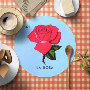 Manteles Individuales Redondos De La Lotería