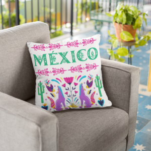 COJINES DECORATIVOS DEL 15 DE SEPTIEMBRE