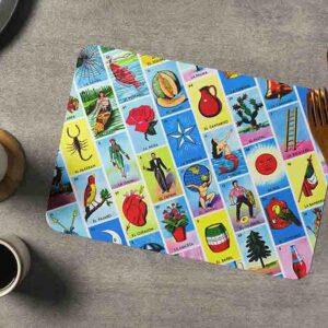 Tapetes individuales para mesa de lotería Mod.Diagonal