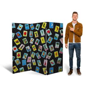 Lotería Mexicana Biombo para una Decoración Mexicana #4