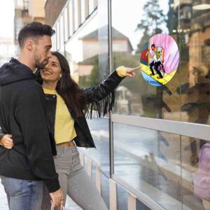 Etiqueta adquiribles con carta de lotería El Borracho