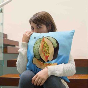 Cojines decorativos para sala modernos de loteria El melón