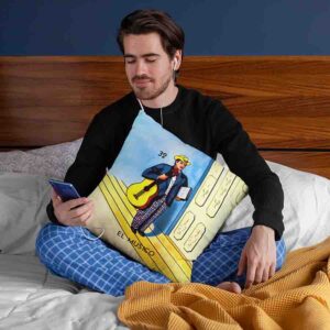 Cojines modernos de la loteria El músico