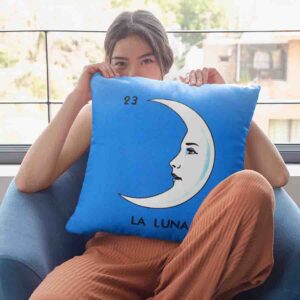 Cojines decorativos modernos de loteria La luna