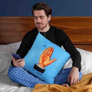 Cojines decorativos para muebles de la loteria La mano