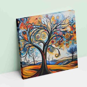 Arbol de la vida abstracto estilo Kandinsky