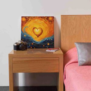Corazon pintura Aurora del Amor Arte Van Gogh Inspirado
