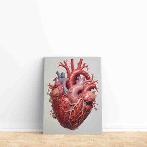 pintura de corazon humano expresion organica