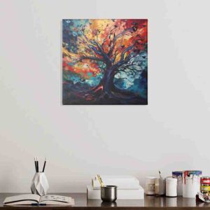 Cuadro arbol de la vida expresionismo abstracto